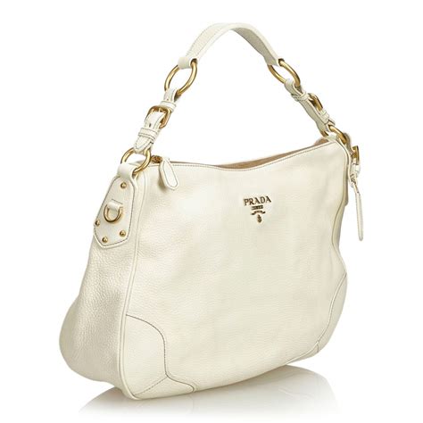 prada white purses|prada handbags white leather.